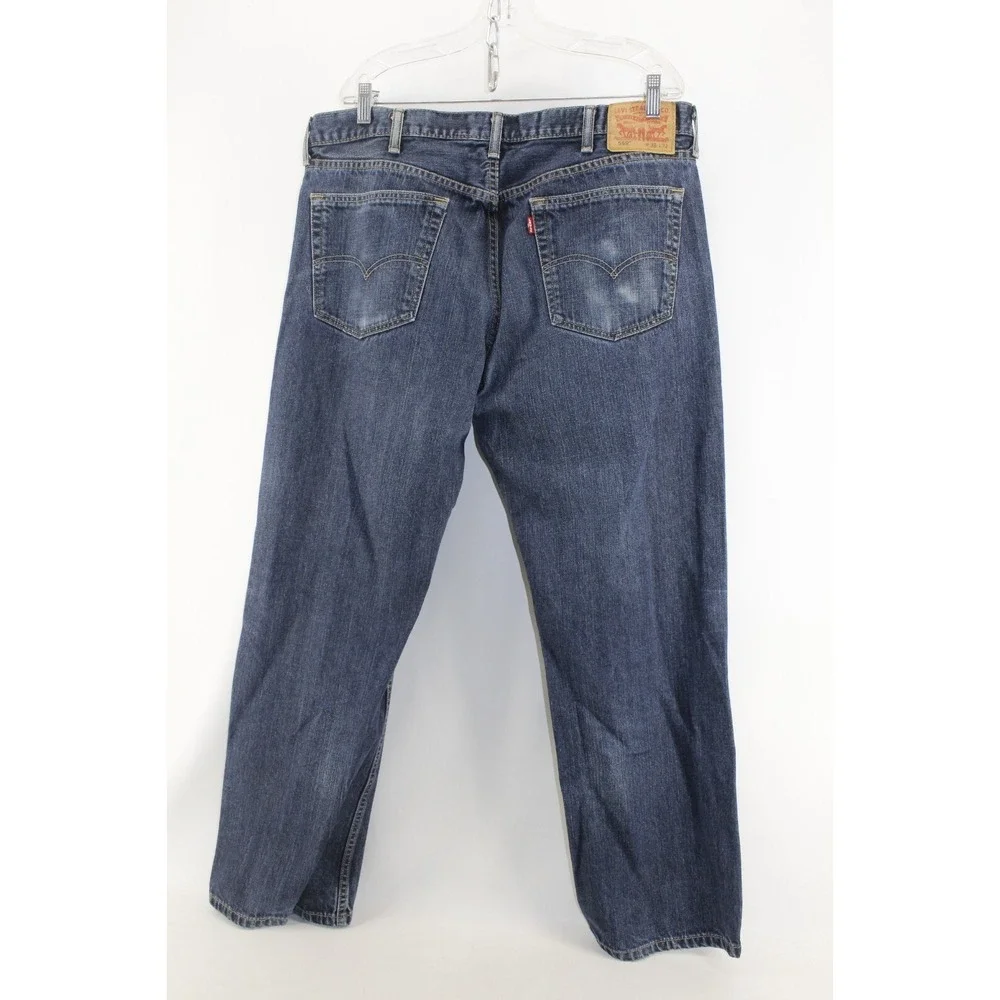 Levi's 559 Jeans Mens 38x32 Blue‎ Medium Wash Straight Leg Relaxed Fit